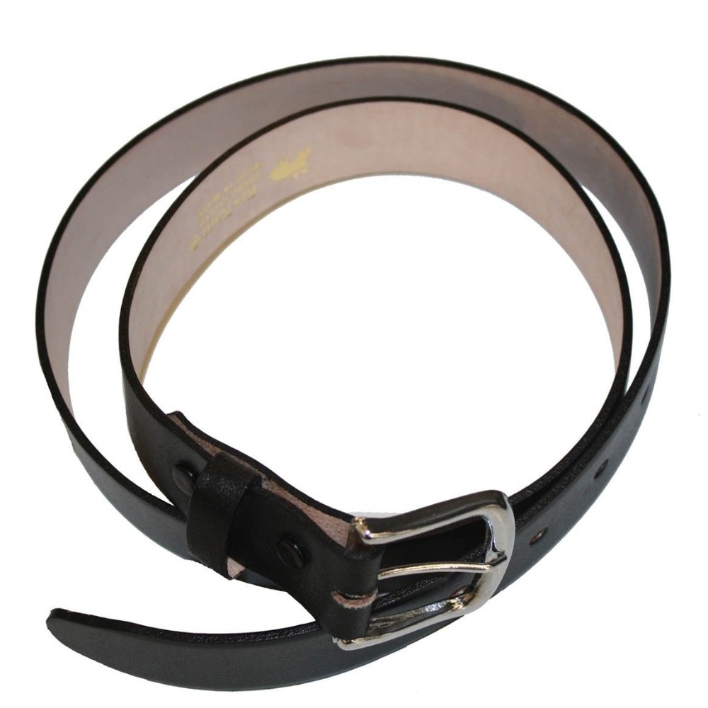Genuine heavy duty cowhide solid leather belt